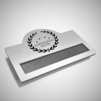 Birinci Sınıf Metal Yaka Kartı Kubbeli Pencereli Yaka Kartları