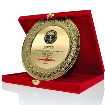 Askeri Hizmet Anısı Komando Tabak Plaket