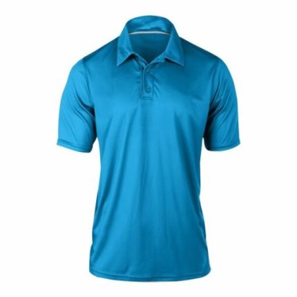 Mikro Polyester Polo Yaka Tişört Turkuaz